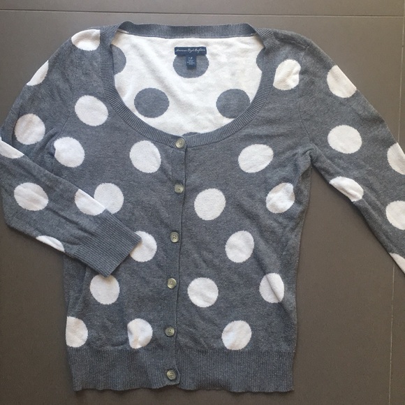 Polka Dot Cardigan - Picture 2 of 4